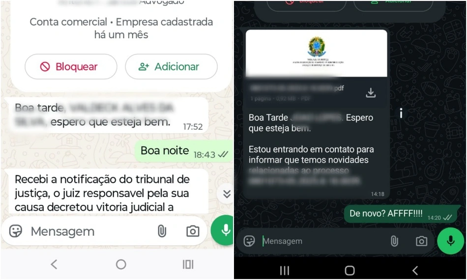 Bandidos fingem ser advogados