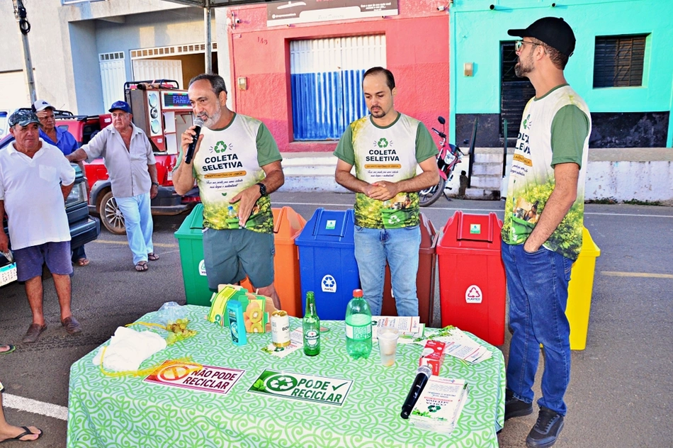 Campanha de coleta seletiva de lixo