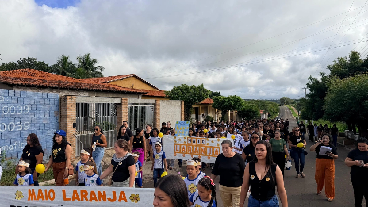 Campanha de prevenção ao abuso sexual de crianças e adolescentes em Jatobá do Piauí