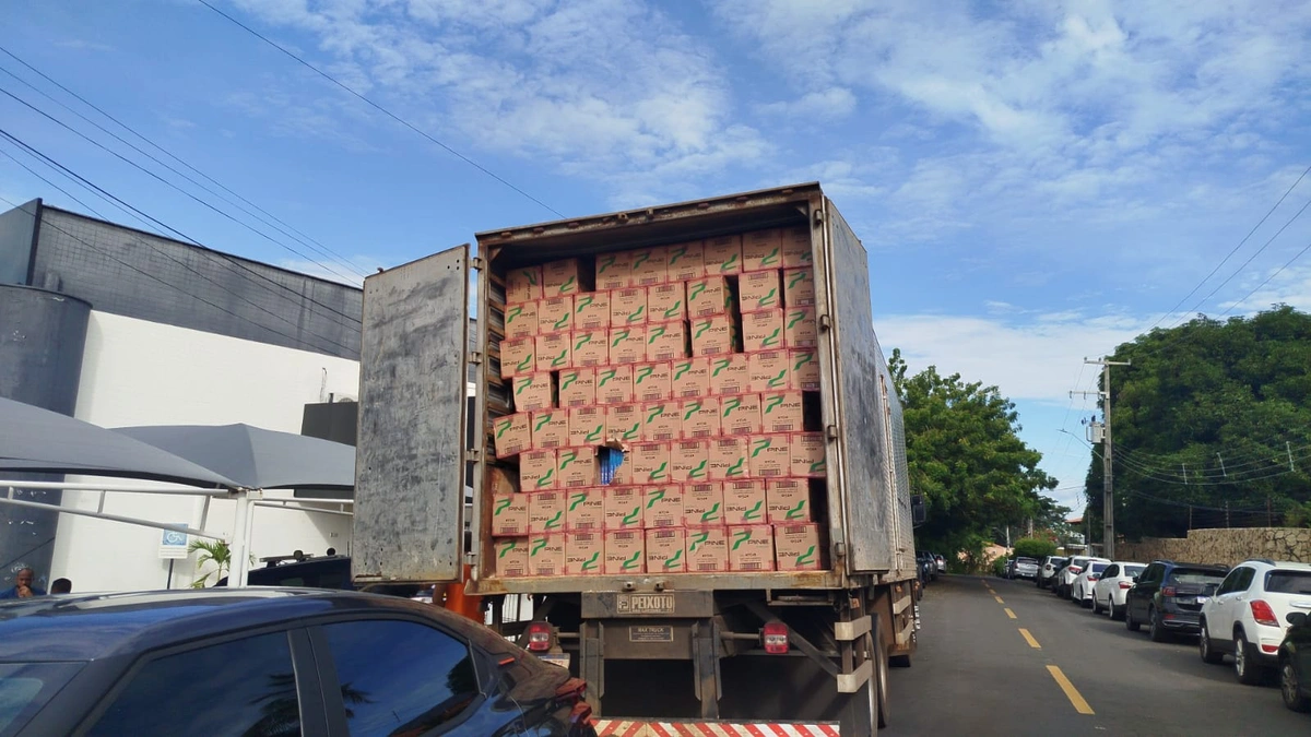Carga de cigarro foi encaminhada para a sede da Polícia Federal em Teresina