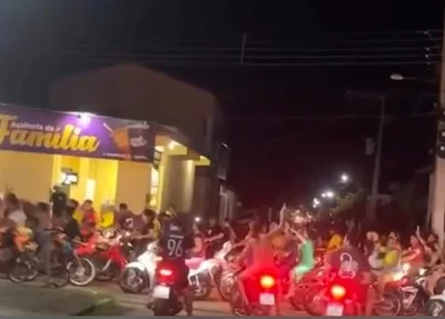 Carreata para receber prefeito