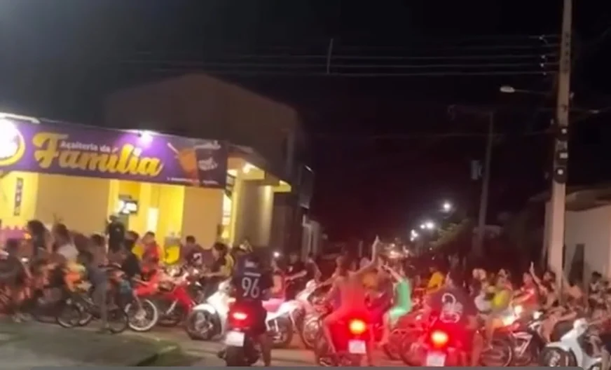 Carreata para receber prefeito