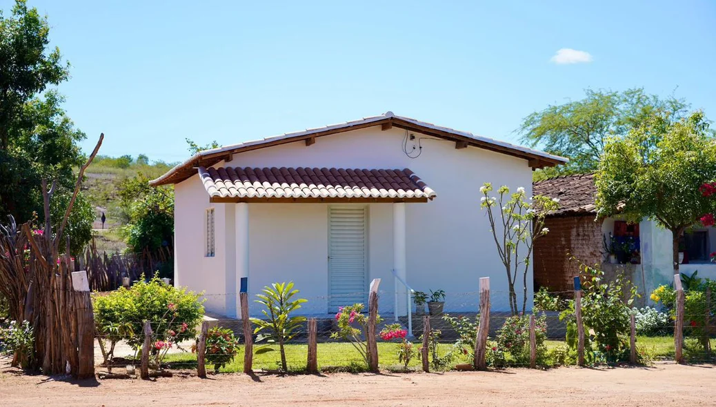 Casa do programa Minha Casa Rural