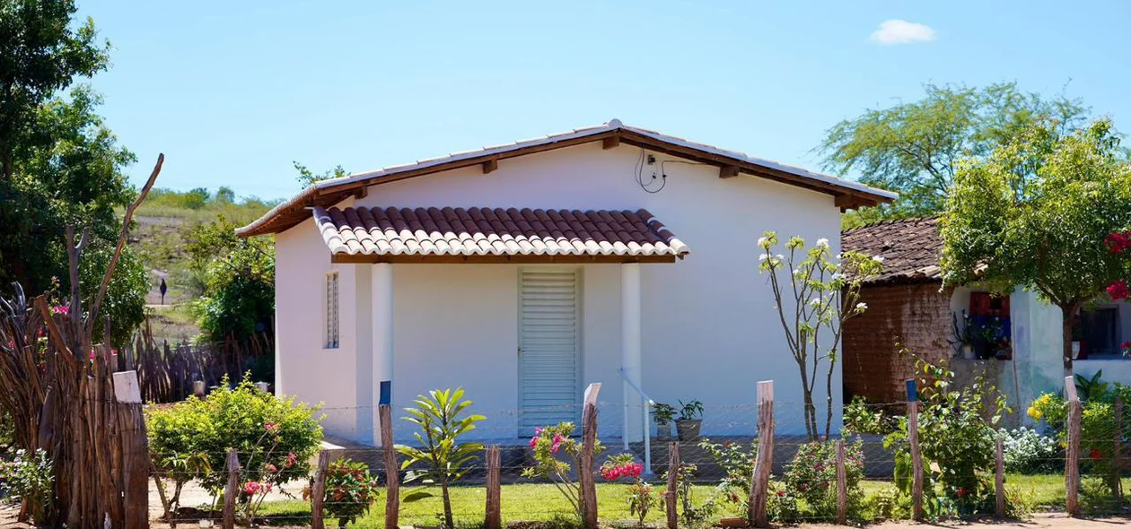 Casa do programa Minha Casa Rural