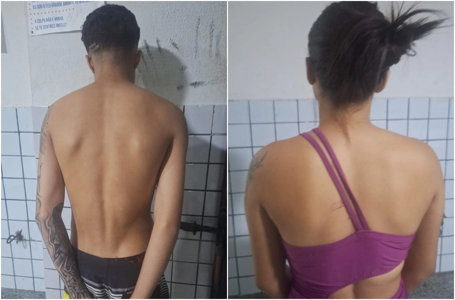 Casal preso com drogas pela PM