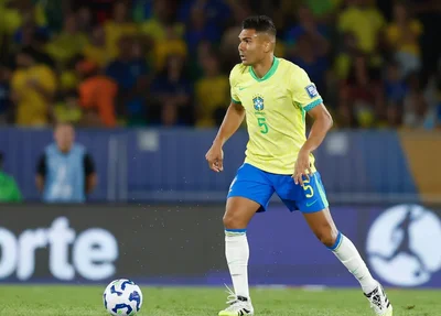 Casemiro marcou gol na vitória do Brasil