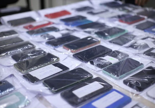 Celulares recuperados serão devolvidos