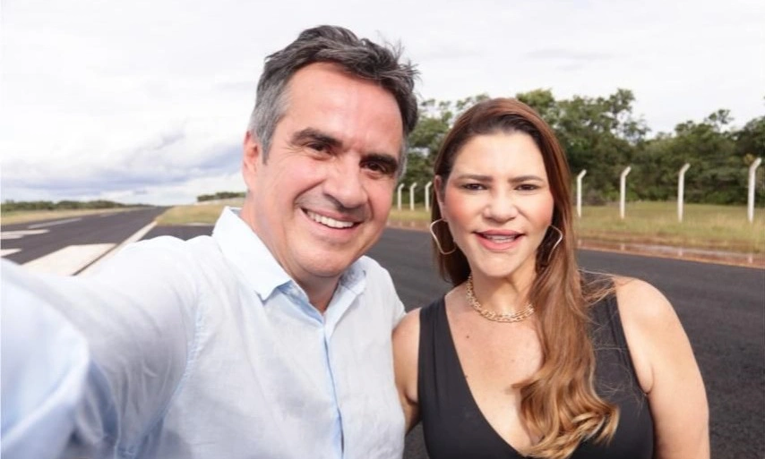 Ciro Nogueira e Fernanda Marques
