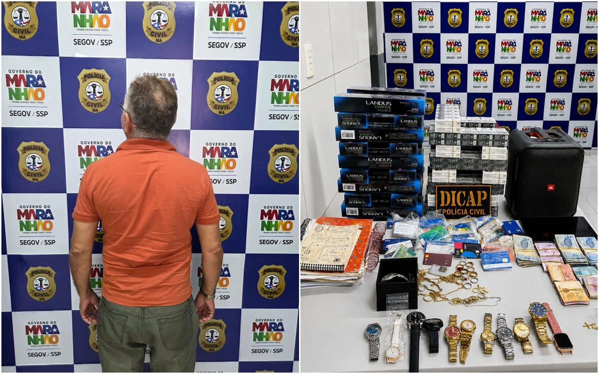 Comerciante foi preso acusado de agiotagem e contrabando em Timon