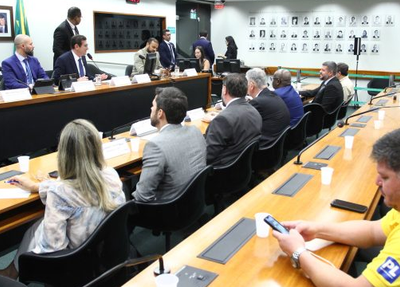 Comissão de Segurança Pública da Câmara dos Deputados durante audiência