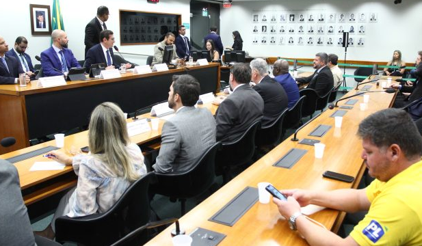 Comissão de Segurança Pública da Câmara dos Deputados durante audiência