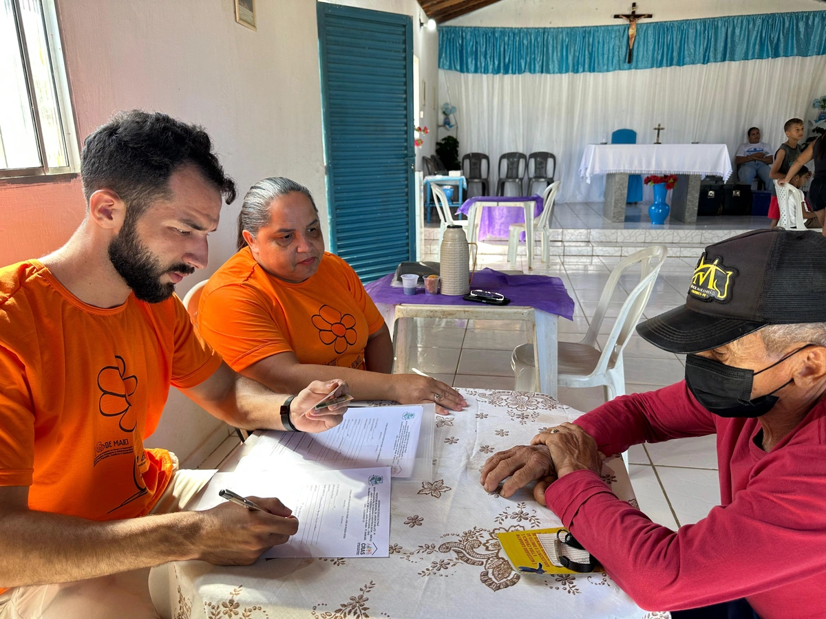Dia de cidadania e serviços de saúde no povoado Inhuma