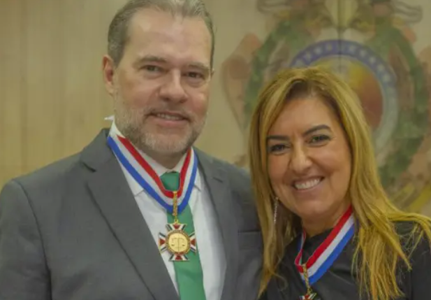 Dias Toffoli e Renata Gil Alcântara
