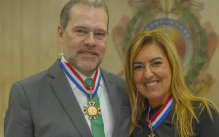 Dias Toffoli e Renata Gil Alcântara