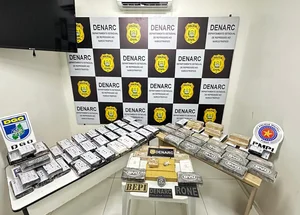 Droga apreendida durante ação do DENARC em Caxias-MA