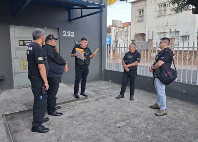 Equipe do delegado Sérgio Alencar