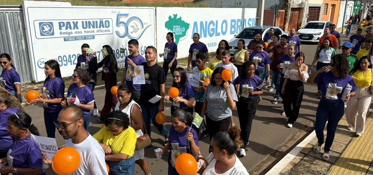 Esperantina realizou grande mobilização social em defesa dos direitos das crianças e adolescentes.