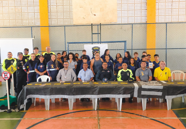 Evento em defesa da vida no trânsito é realizado pela Strans em Urucui