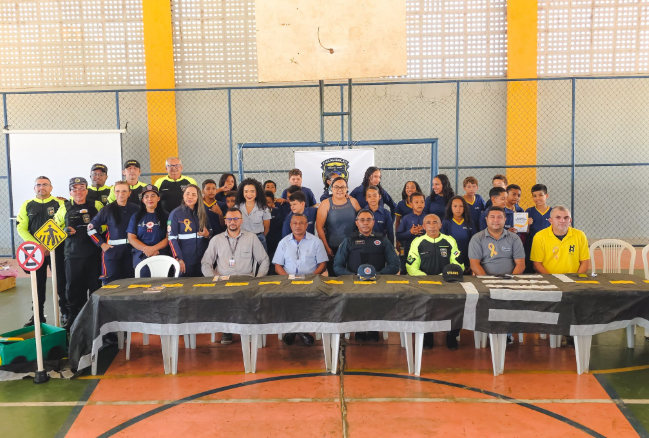 Evento em defesa da vida no trânsito é realizado pela Strans em Urucui