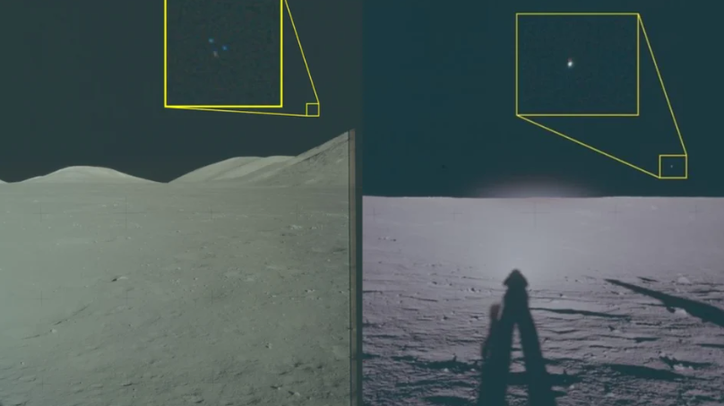 Fotografias da Nasa tiradas durante a missão Apollo 17