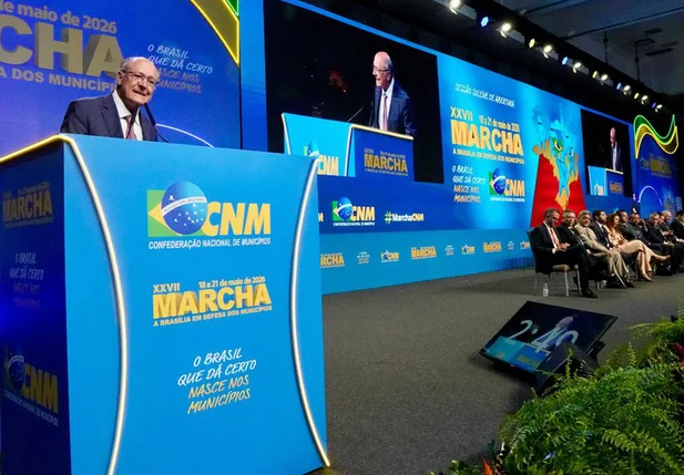Geraldo Alckmin na 27ª Marcha dos Prefeitos