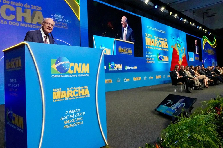 Geraldo Alckmin na 27ª Marcha dos Prefeitos