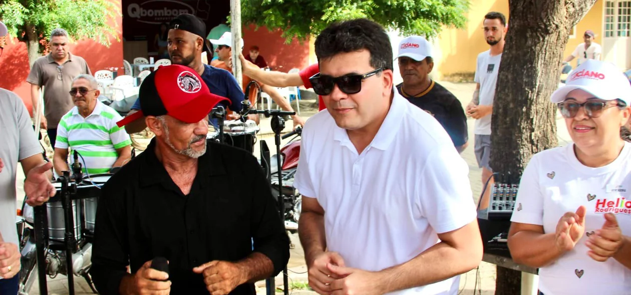 Governador Rafael Fonteles durante evento