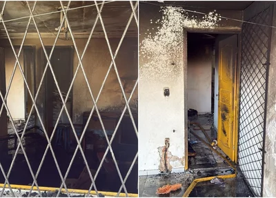 Incêndio em casa no bairro Mocambinho