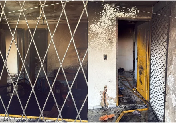 Incêndio em casa no bairro Mocambinho