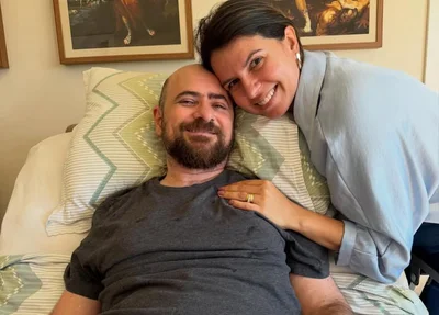 Influenciador e palestrante Tiba Camargos e sua esposa, Andréa Camargos