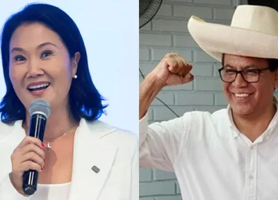 Keiko Fujimori e Roberto Sánchez