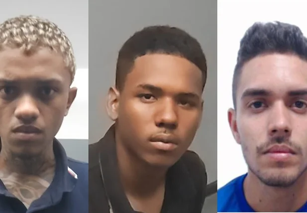 Leonardo Rafael Maceno da Silva Santos, João Gabriel Ribeiro Soares e Wellington Stanley Alencar Ferraz Ribeiro