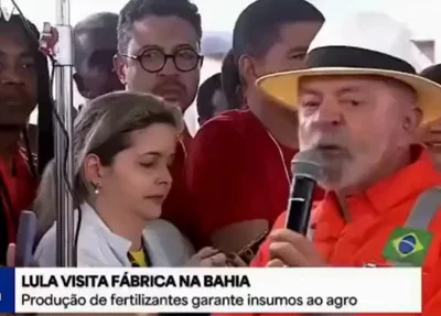 Lula em evento na Bahia
