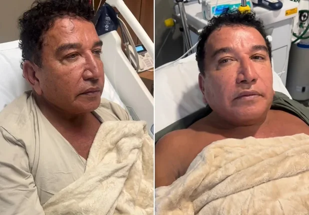 Magno Malta internado em hospital