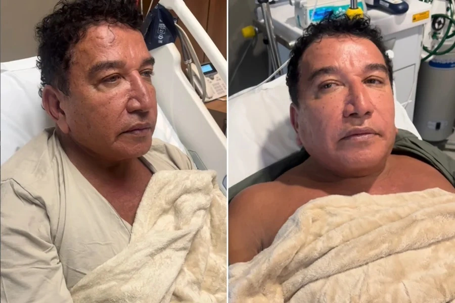 Magno Malta internado em hospital