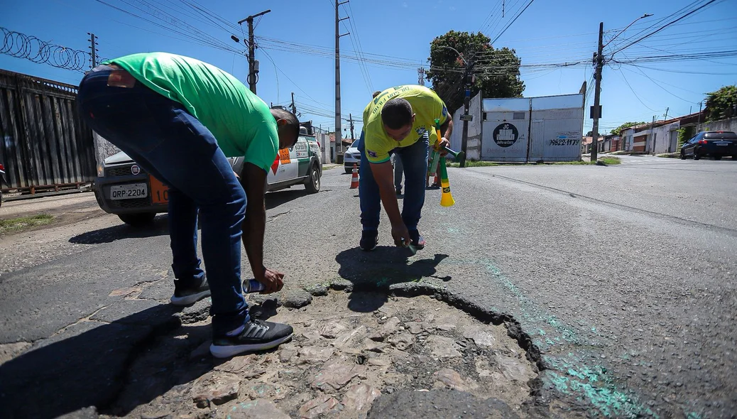 Moradores encontraram maneira criativa de protestar