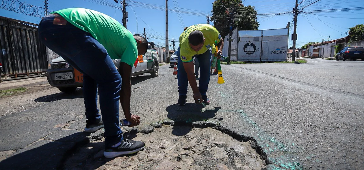Moradores encontraram maneira criativa de protestar