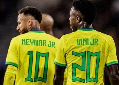 Neymar e Vinicius Junior estão entre os nomes mais valiosos da convocação brasileira