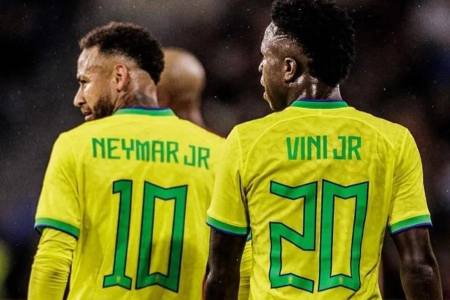Neymar e Vinicius Junior estão entre os nomes mais valiosos da convocação brasileira