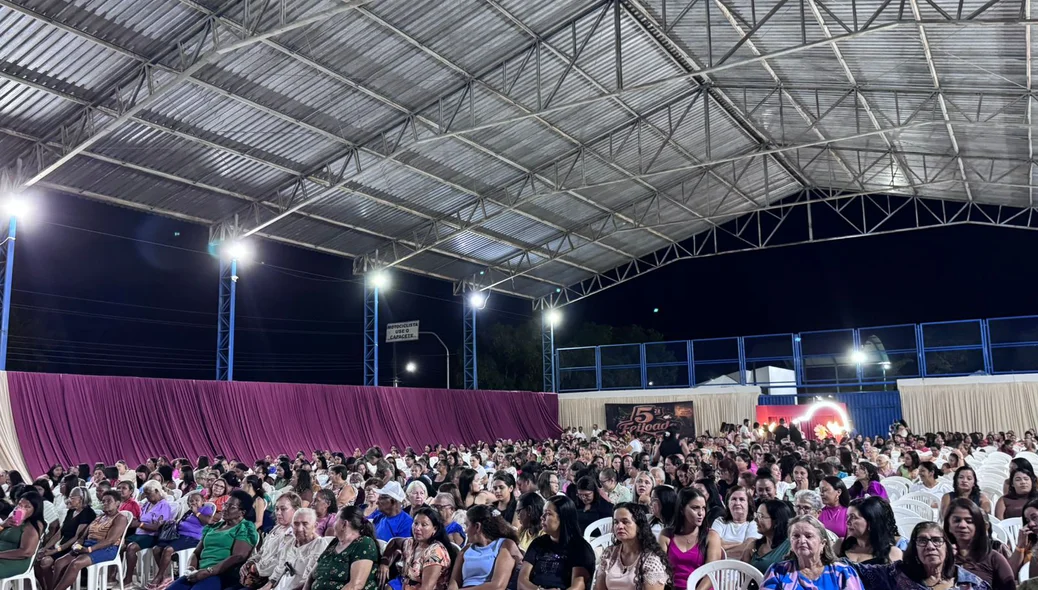 O evento contou com uma programação especial preparada para homenagear mulheres