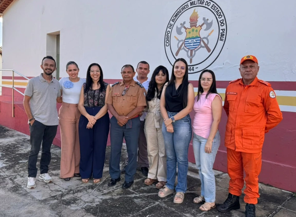Parceria do Corpo de Bombeiros com a Prefeitura de Piracuruca