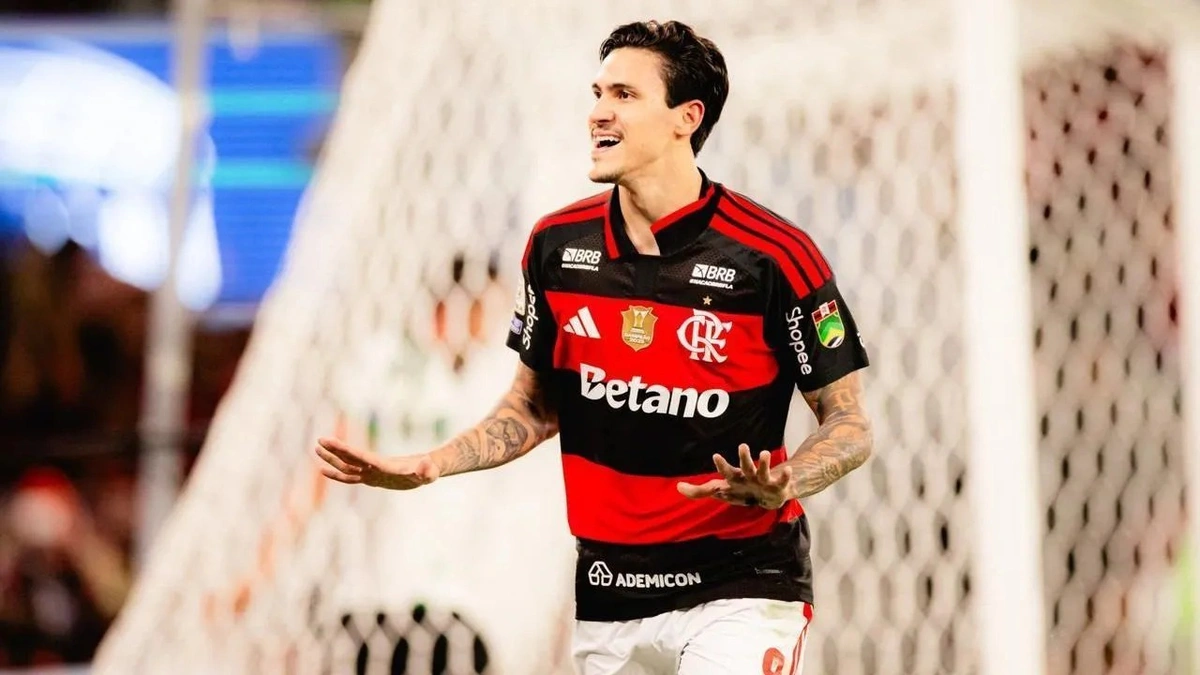 Pedro, atacante do Flamengo