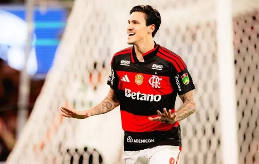 Pedro, atacante do Flamengo