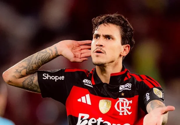 Pedro marcou o gol da vitória sobre o Estudiantes na Libertadores