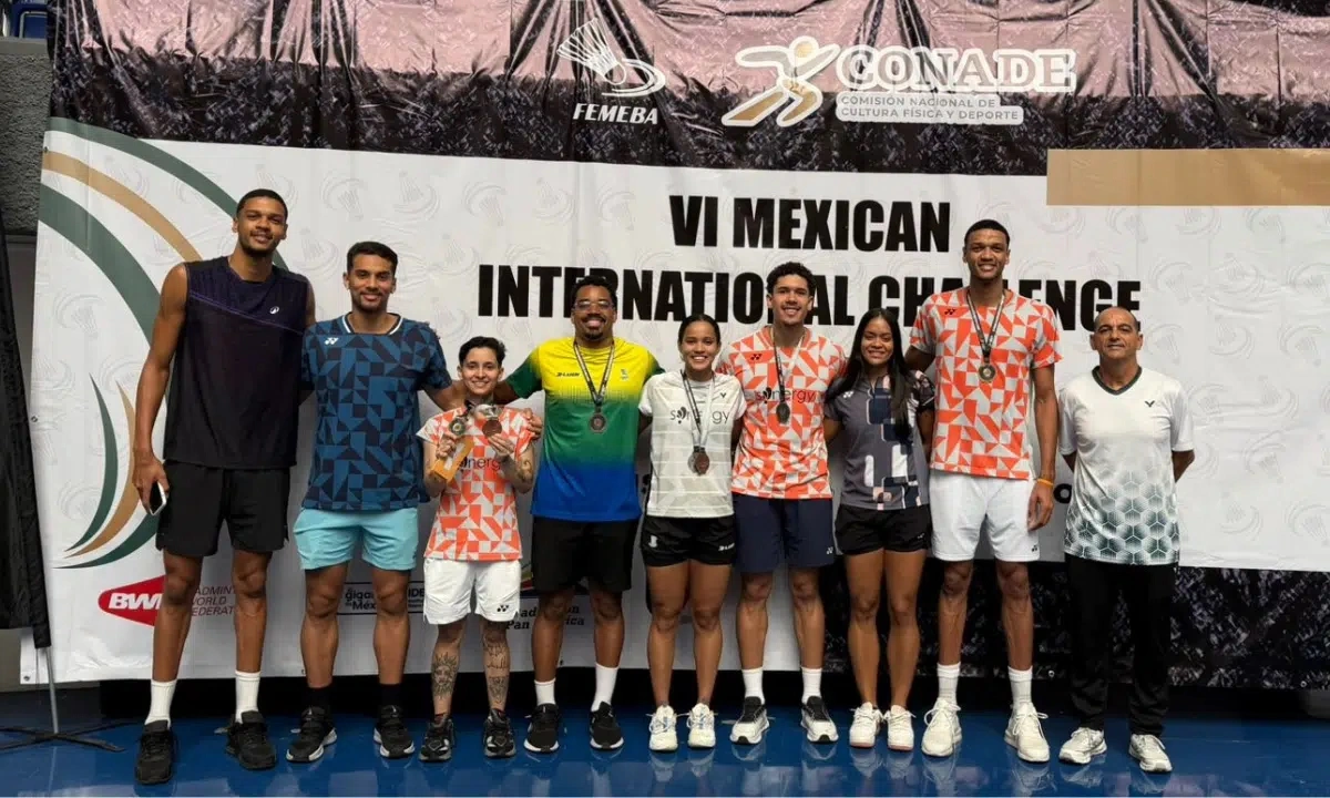 Piauienses faturam ouro e prata no Mexican International Challenge de Badminton