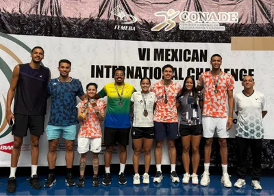 Piauienses faturam ouro e prata no Mexican International Challenge de Badminton