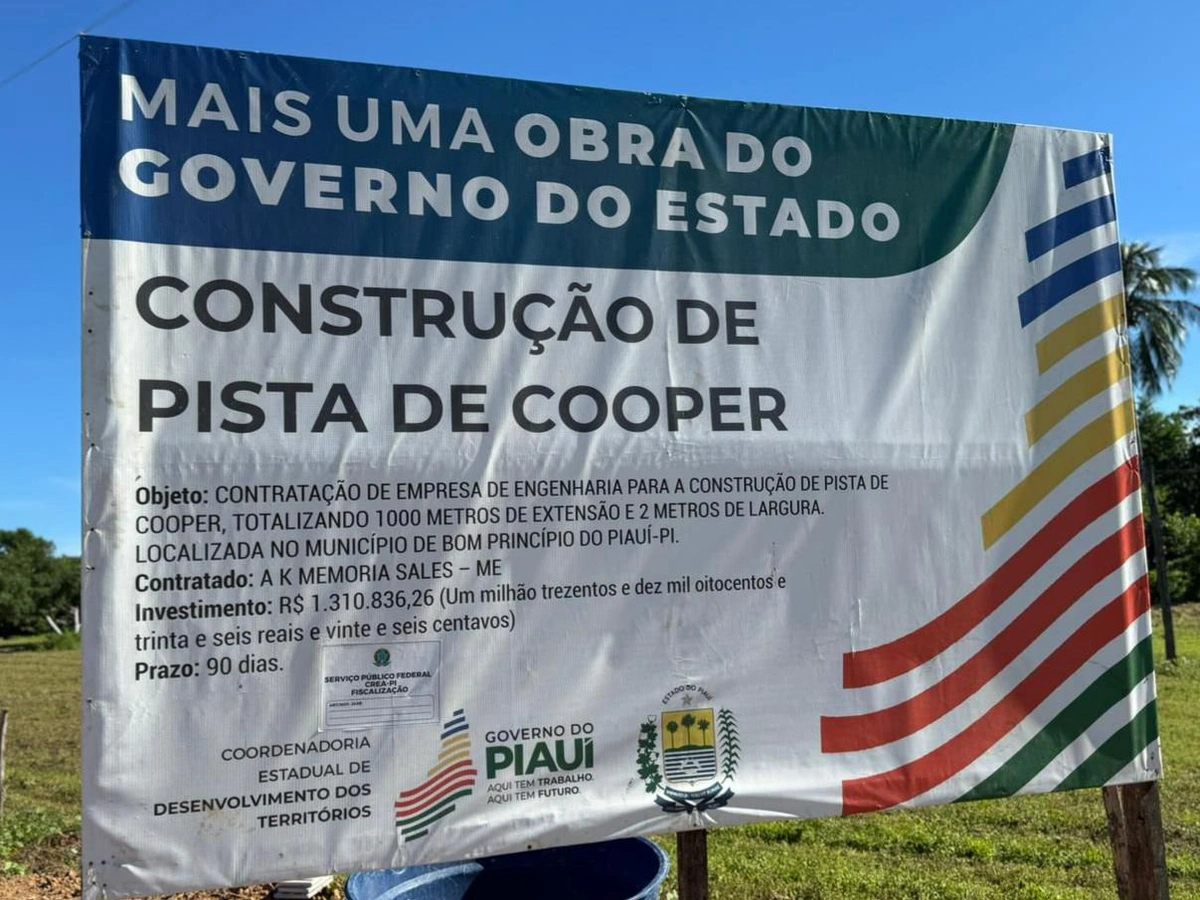 Placa da obra