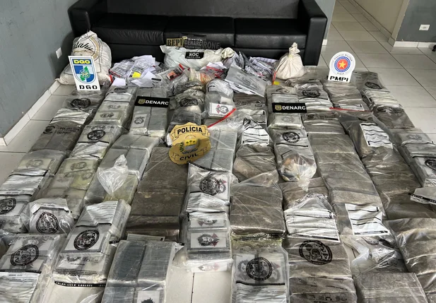 Polícia incinera mais de 800 kg de drogas no Piauí
