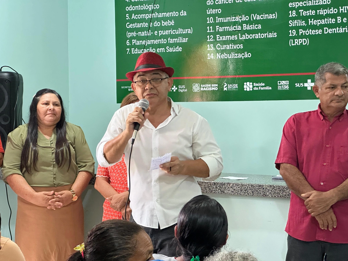 Prefeito Abdoral Melo entrega Unidade de Saúde reformada na localidade Curralinhos