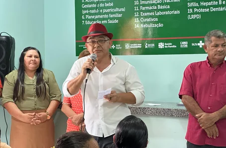 Prefeito Abdoral Melo entrega Unidade de Saúde reformada na localidade Curralinhos
